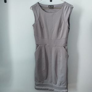 Cap sleeved sheath dress